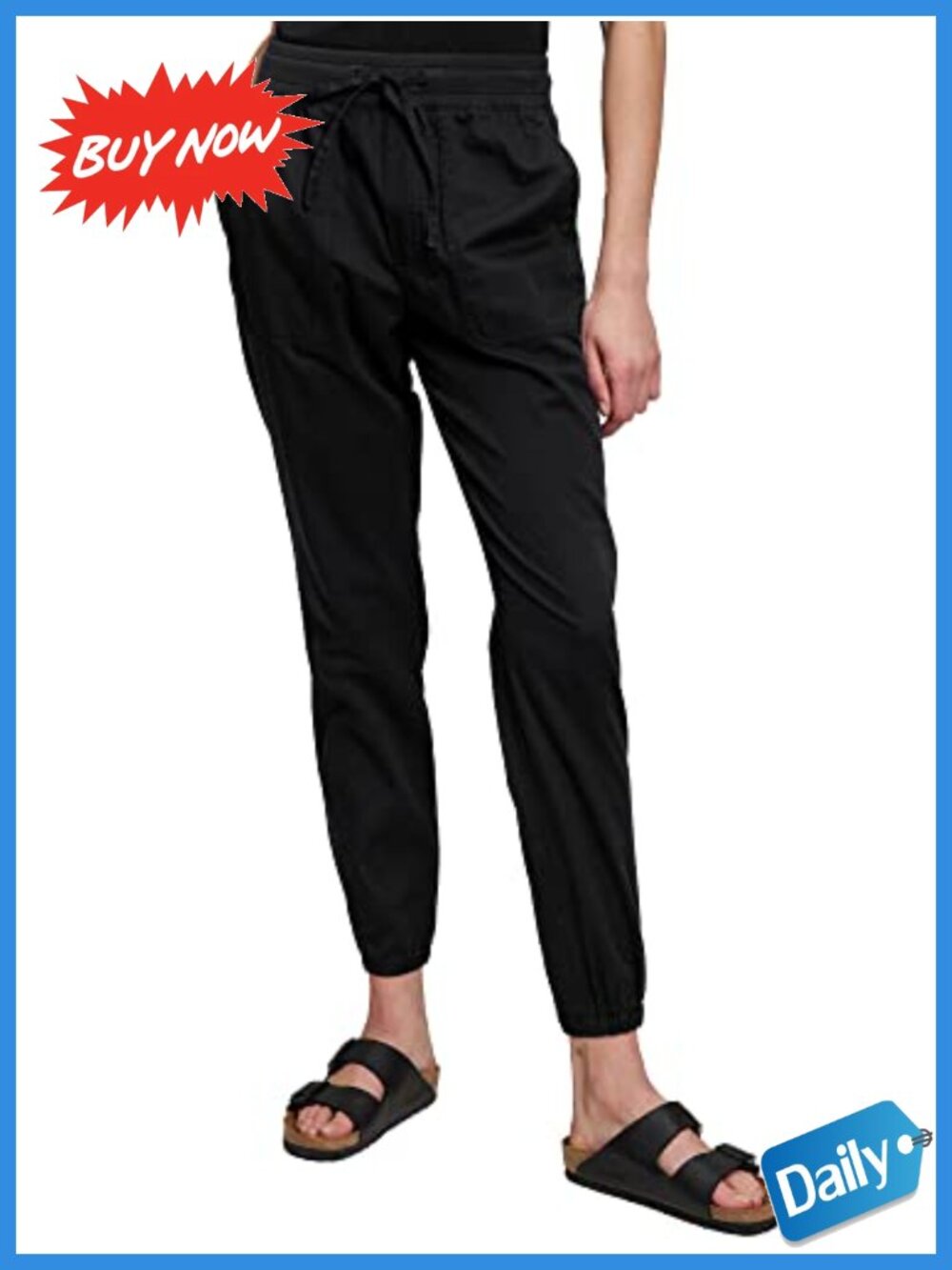 Gap Ribbed Cotton Joggers Women's Relaxed Fit Pull On Sweatpants